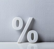 Close-up Of A Percentage Sign